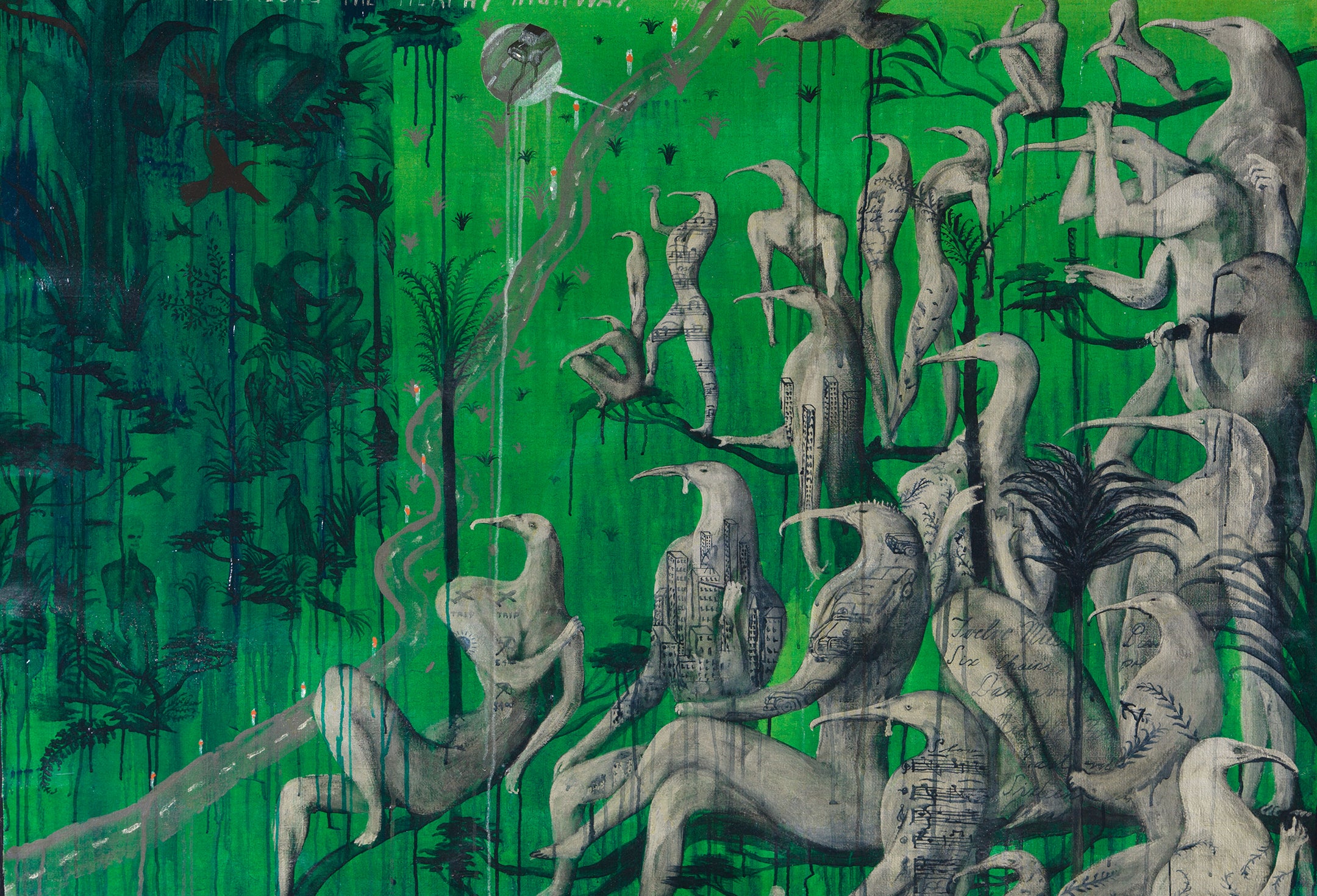 Bill Hammond | Serenading Imagined Worlds – Te Uru