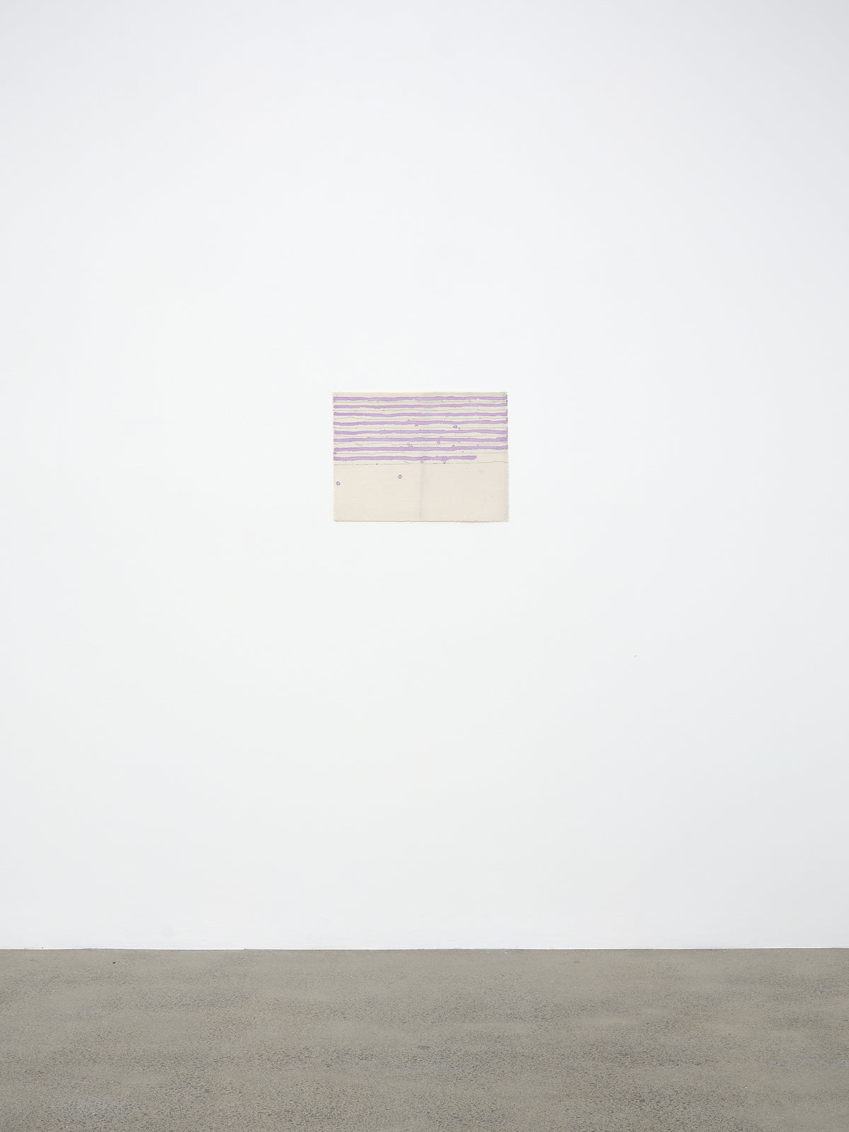 Giorgio Griffa, Peter Robinson | Differences in kind and rhythm exhibition photo