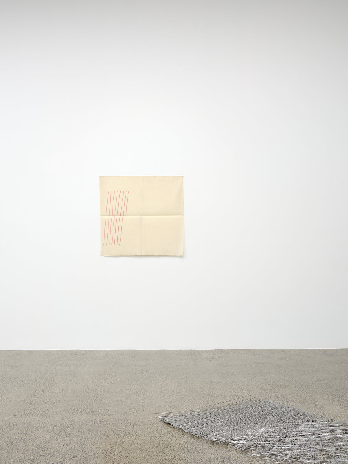 Giorgio Griffa, Peter Robinson | Differences in kind and rhythm exhibition photo