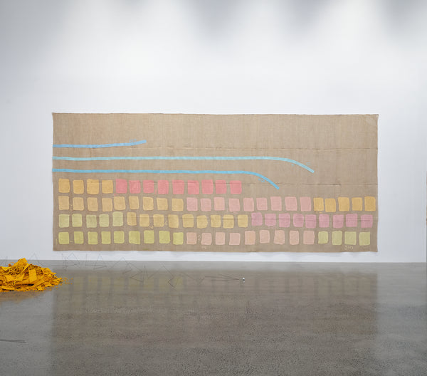 Giorgio Griffa, Peter Robinson | Differences in kind and rhythm exhibition photo