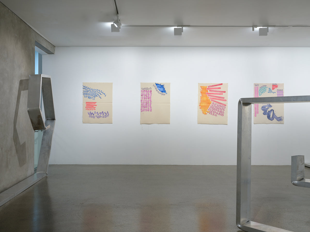 Giorgio Griffa, Peter Robinson | Differences in kind and rhythm exhibition photo