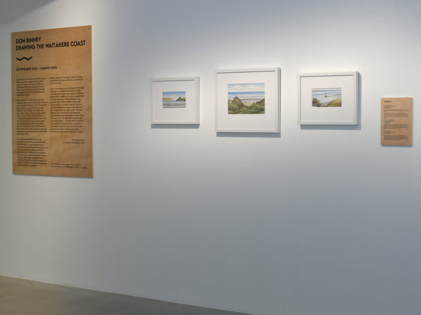 Don Binney: Drawing the Waitākere Coast exhibition photo