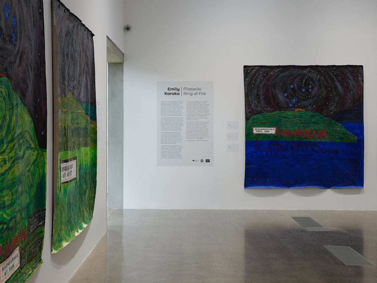 Emily Karaka: Matariki Ring of Fire exhibition photo