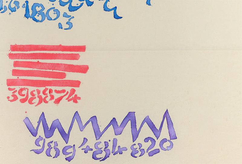 Giorgio Griffa, Peter Robinson | Differences in kind and rhythm