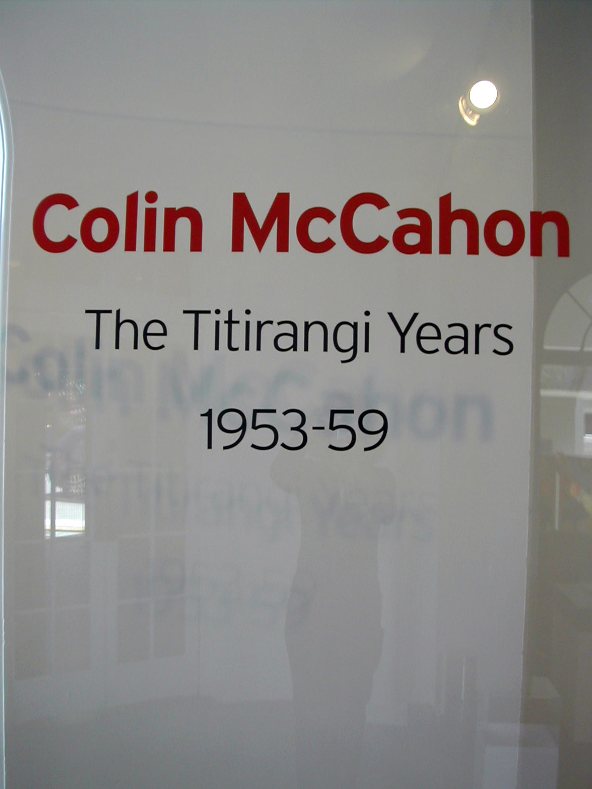 Colin McCahon: The Titirangi Years 1953-1959 exhibition photo