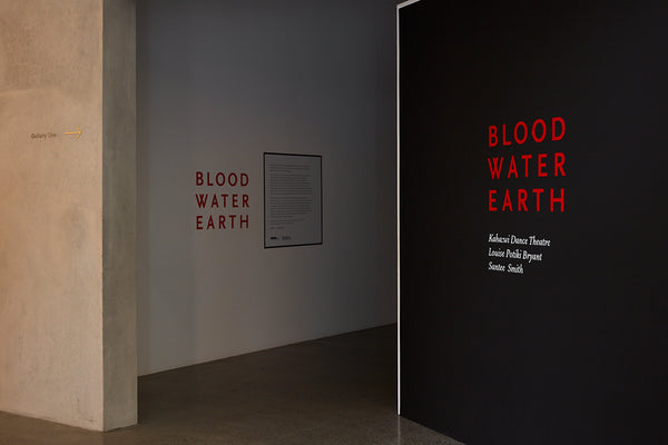 Blood Water Earth exhibition photo