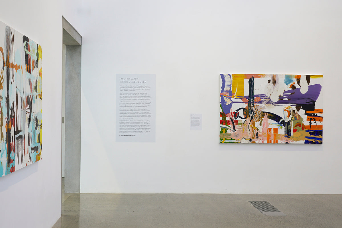 Philippa Blair: Down under cover exhibition photo