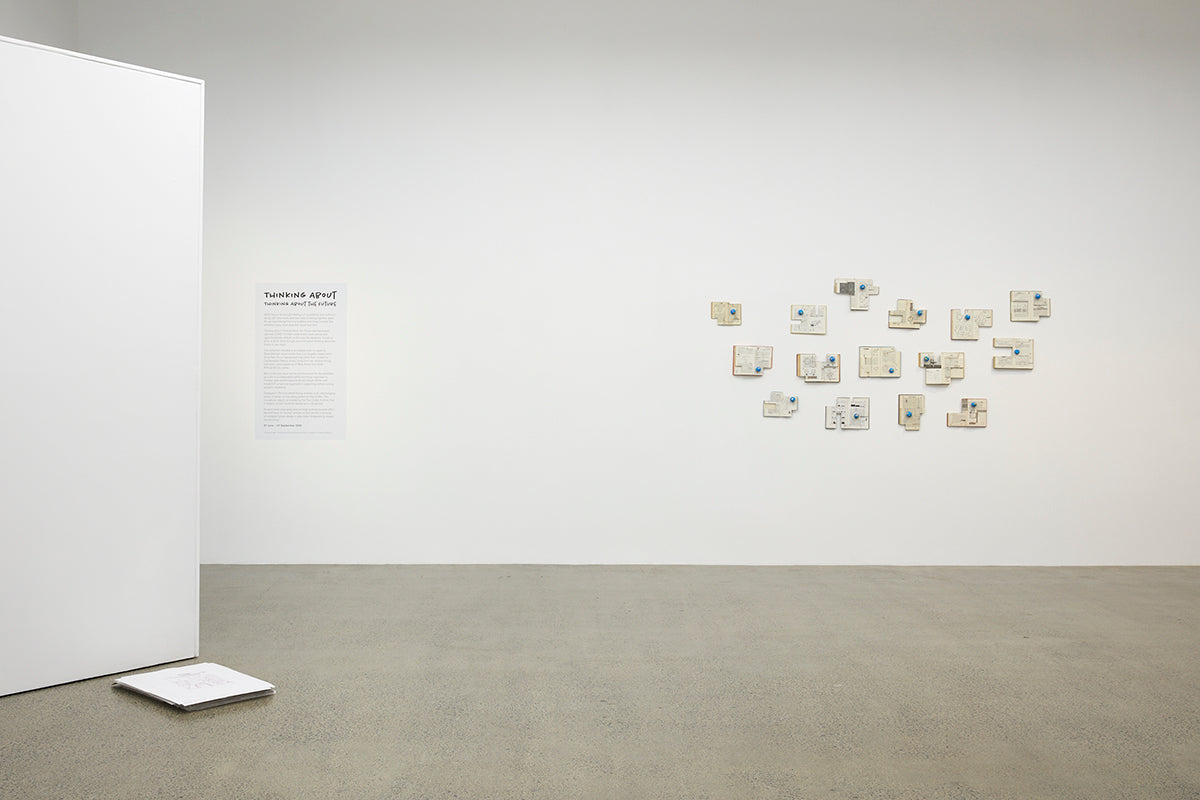 Thinking about Thinking about the future exhibition photo