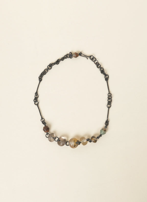Awaroa Road Quartz and Chrysoprase Necklace