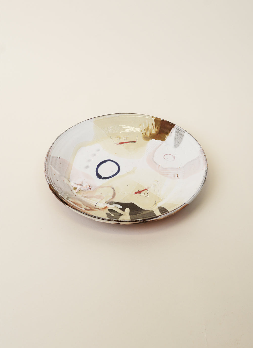 Brendan Adams Terracotta Splash Glazed Plate