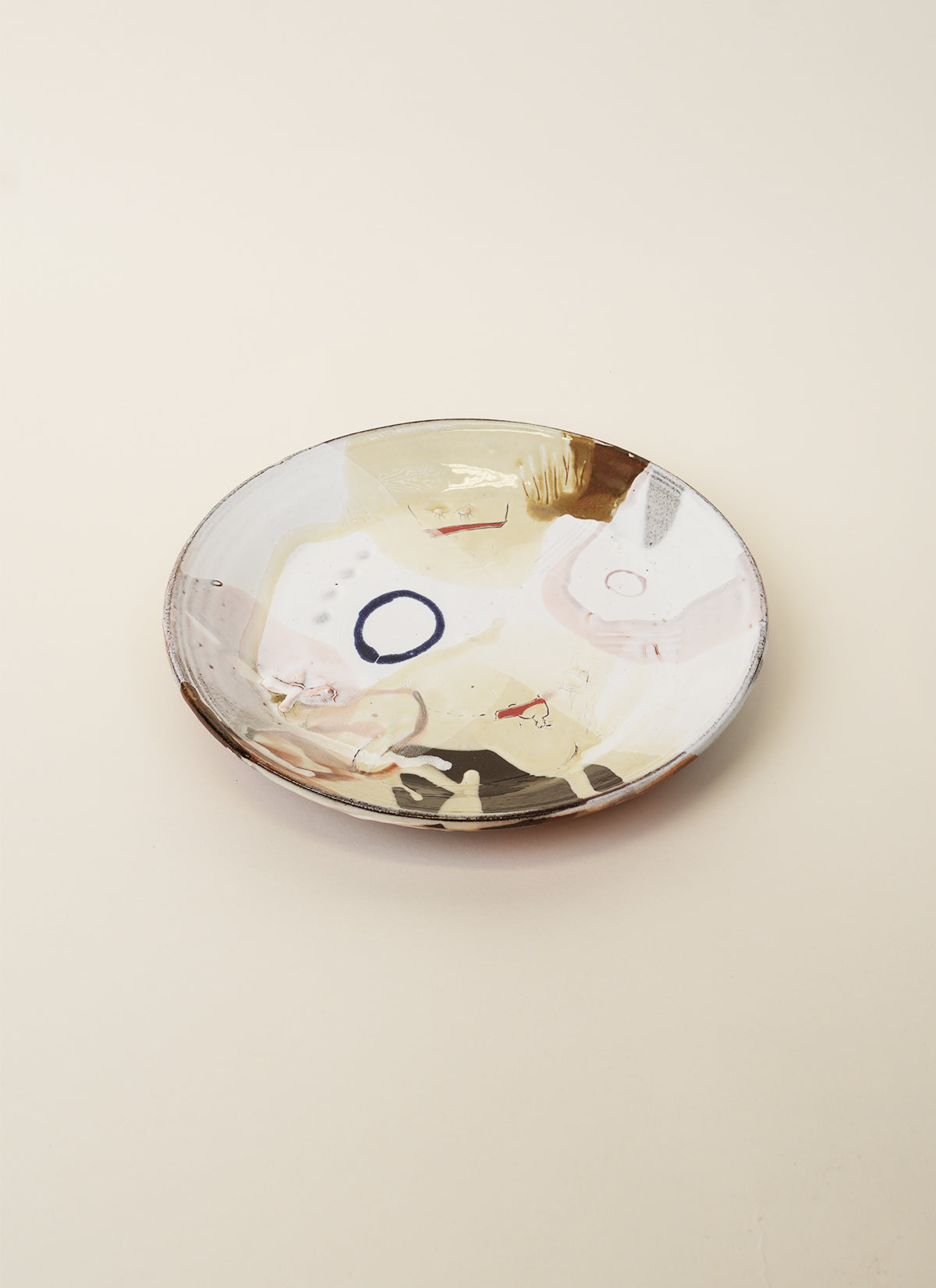 Brendan Adams Terracotta Splash Glazed Plate