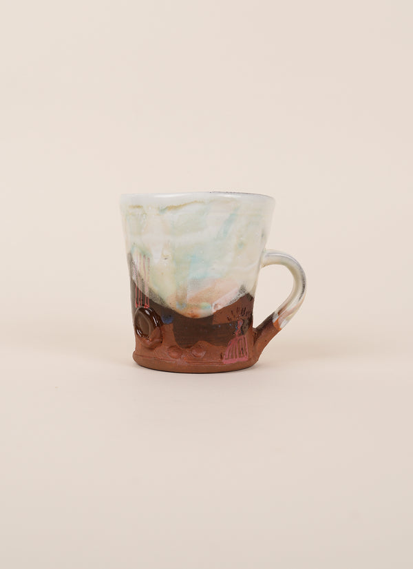 Brendan Adams Splashed Glaze Mugs