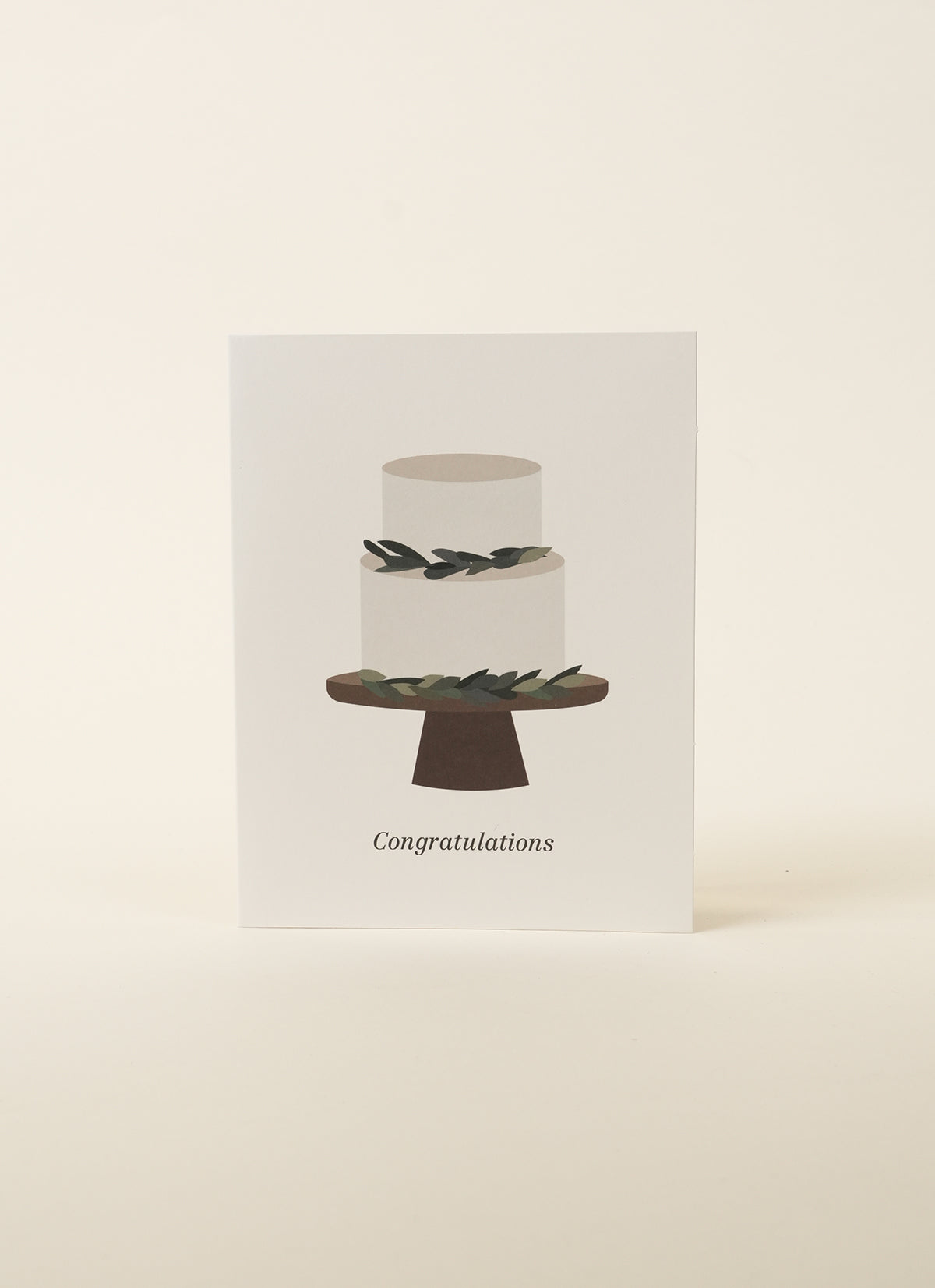 Wedding Cake Congratulations Card