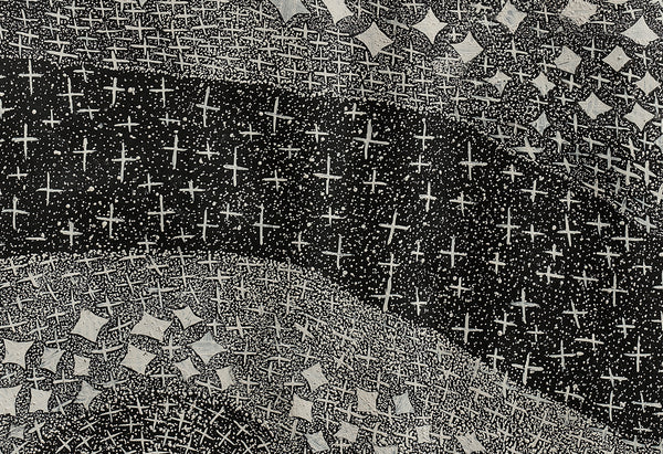 Nikau Hindin and Naminapu Maymuru-White | COSMOLOGIES exhibition photo