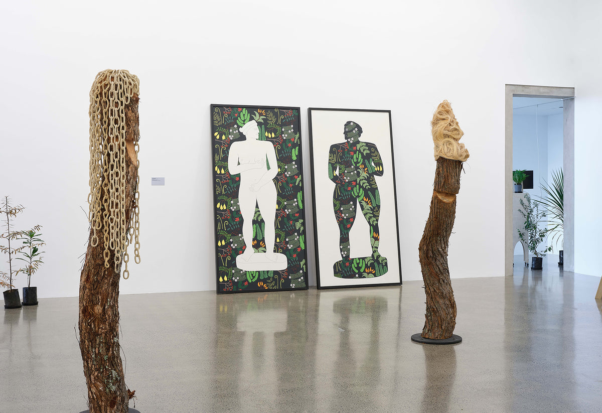 Jonathas de Andrade, Anetta Mona Chişa, Ayesha Green, Arapeta Hākura, Emily Karaka, Agnieszka Polska, Mathilde Rosier, Zheng Bo | all the forest stands with you exhibition photo