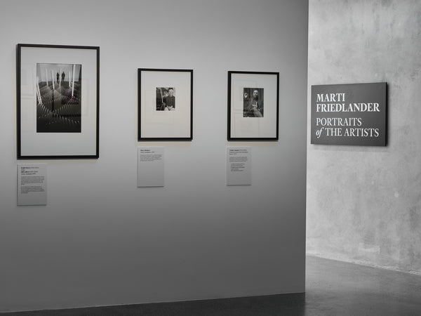 Marti Friedlander: Portraits of the Artists exhibition photo