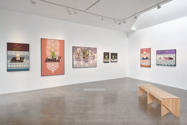 Ayesha Green: Still life exhibition photo