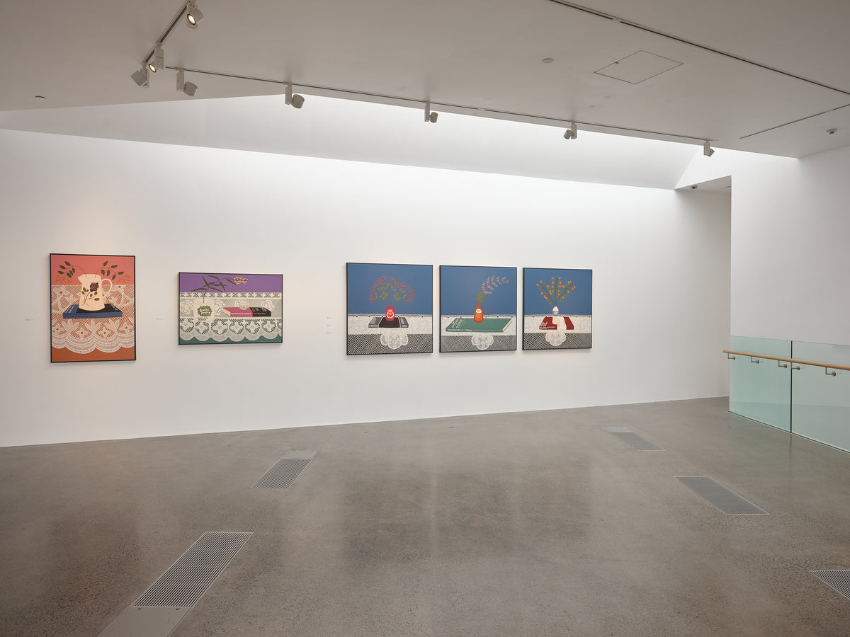 Ayesha Green: Still life exhibition photo