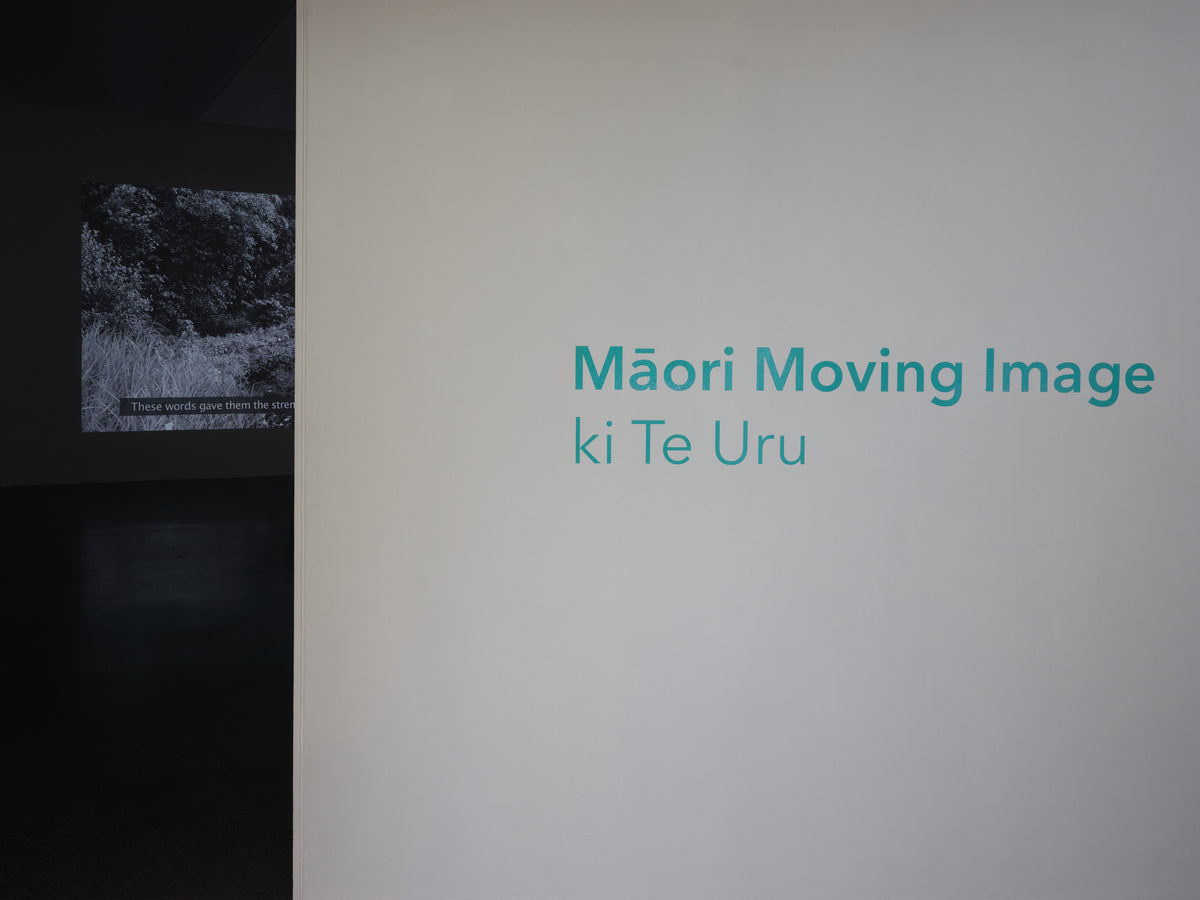 Maori moving image ki Te Uru exhibition photo