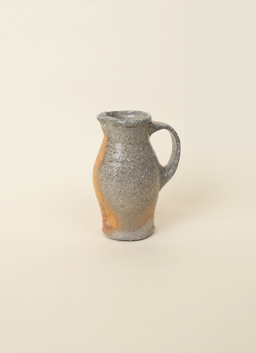 Duncan Shearer Jug Grey Shino Glaze