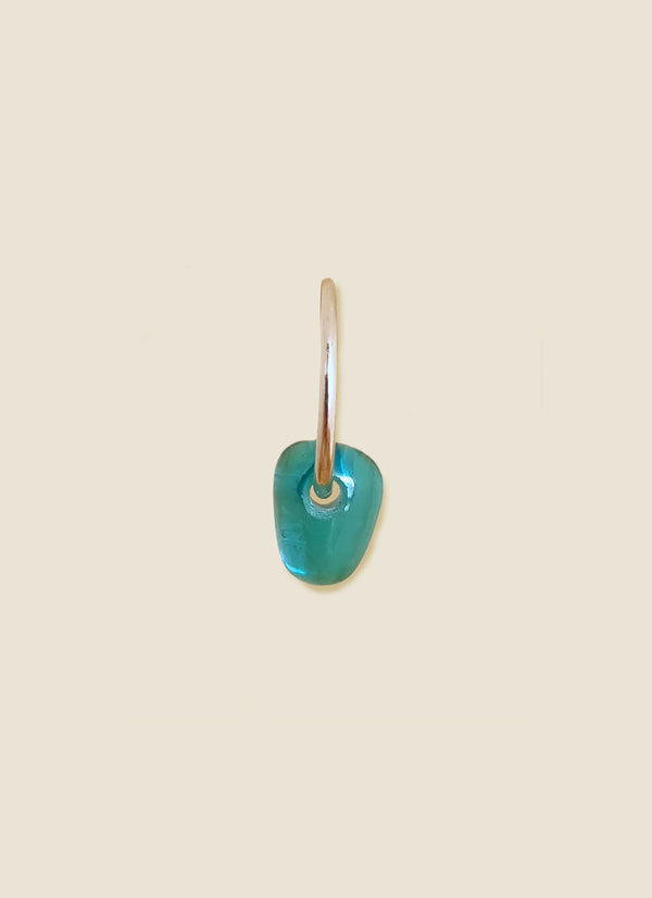 Elizabeth French Glass Sleeper Earrings