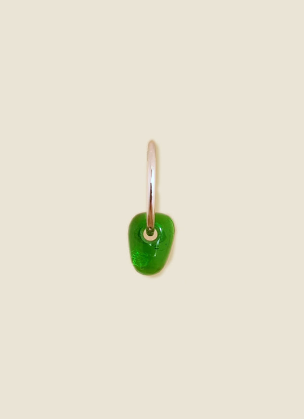 Elizabeth French Glass Sleeper Earrings