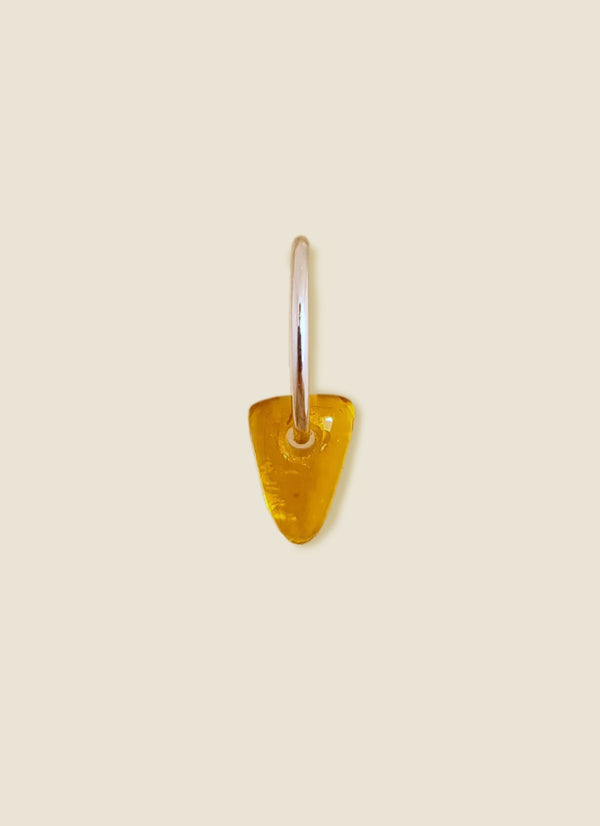 Elizabeth French Glass Sleeper Earrings