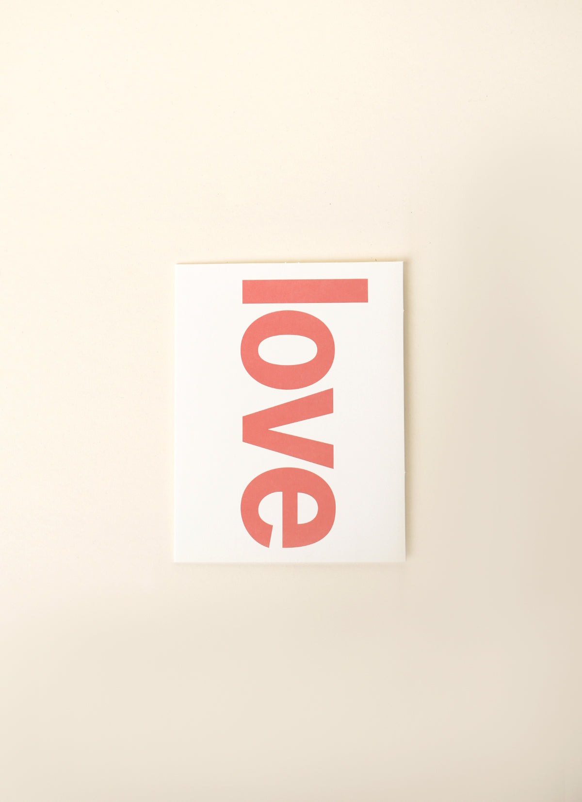 Father Rabbit Red Love Card