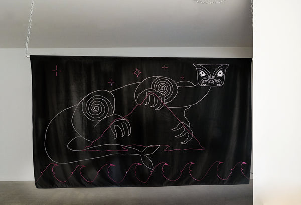 Kahurangiariki Smith | Kai a te Taniwha exhibition photo