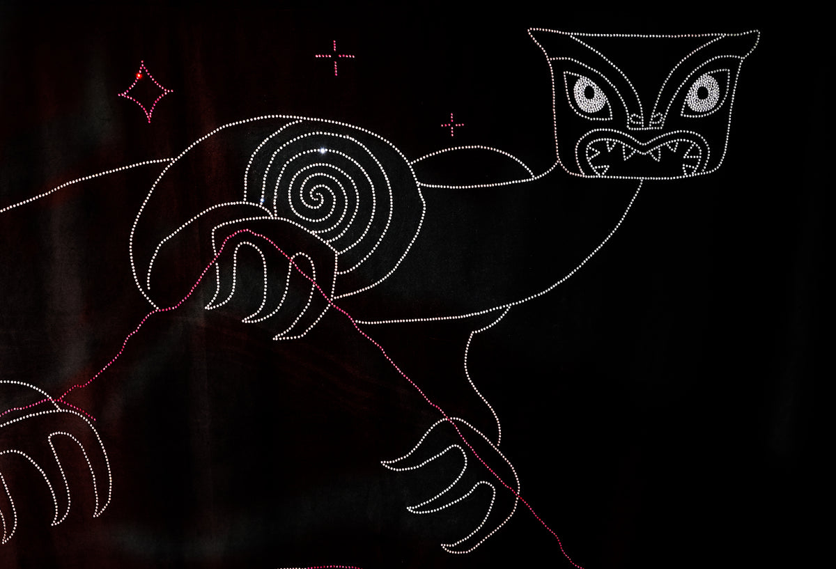 Kahurangiariki Smith | Kai a te Taniwha exhibition photo