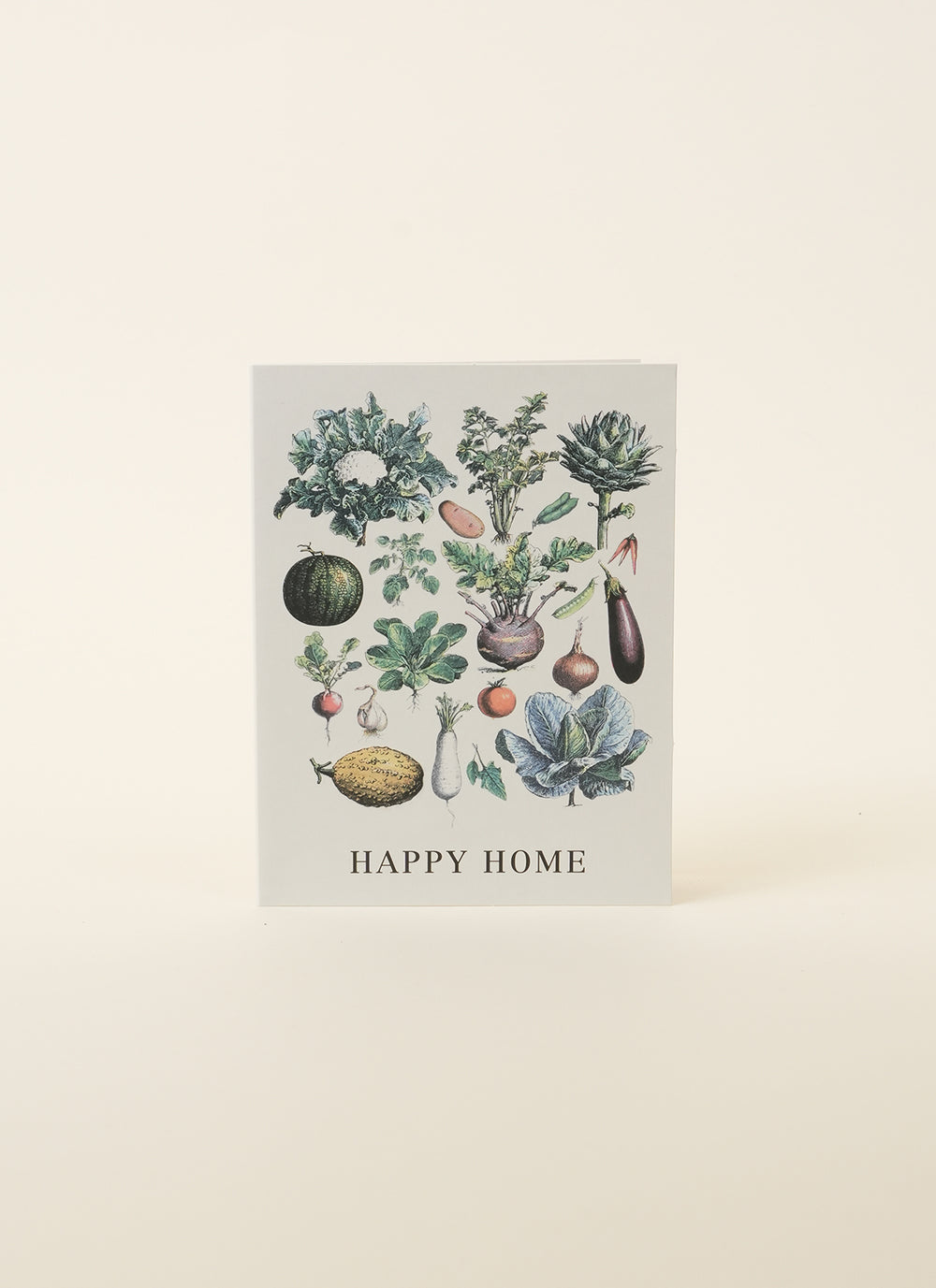 Father Rabbit Happy Home Veges Card