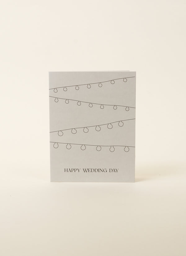 Father Rabbit Happy Wedding Day Card