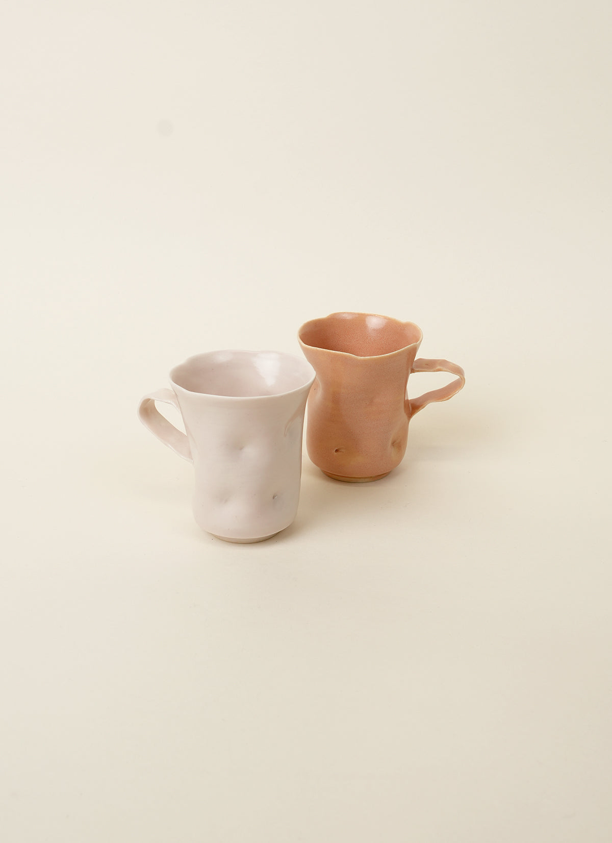 Jino Jeong Pink Dimple Mugs