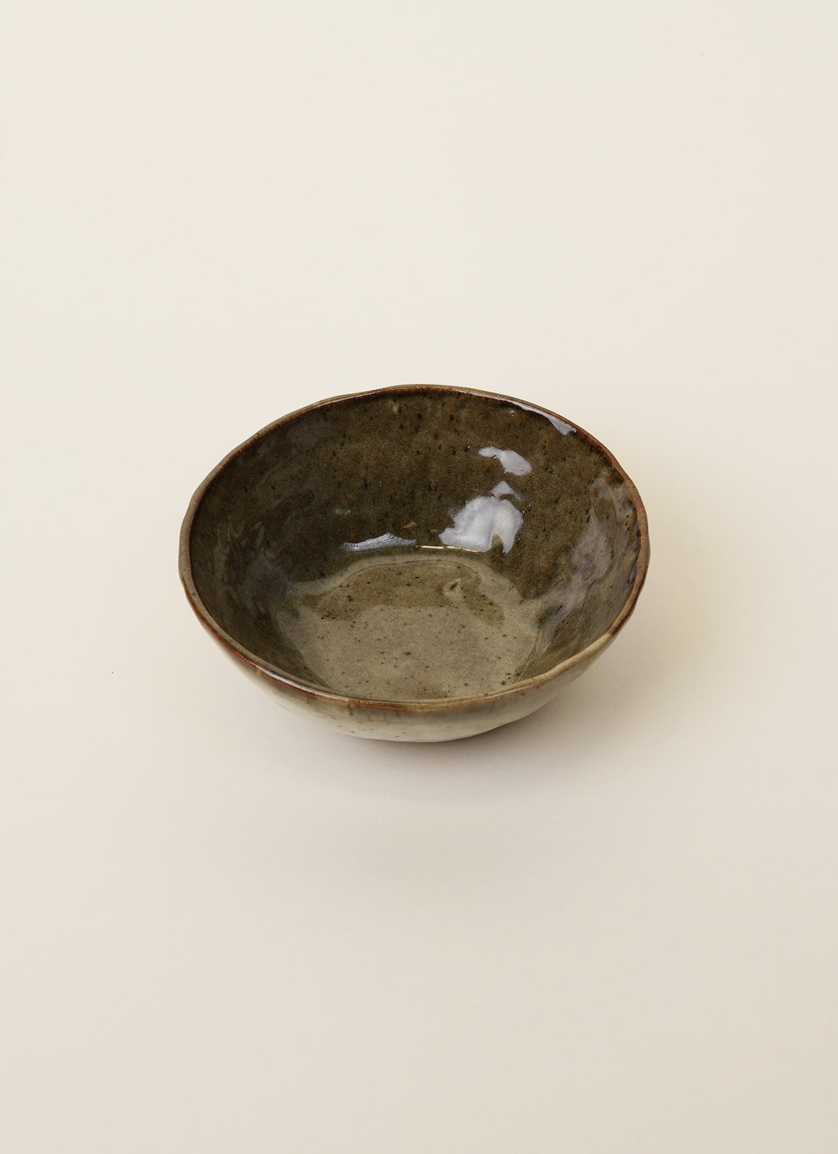Laura Allen Medium Green Bowl