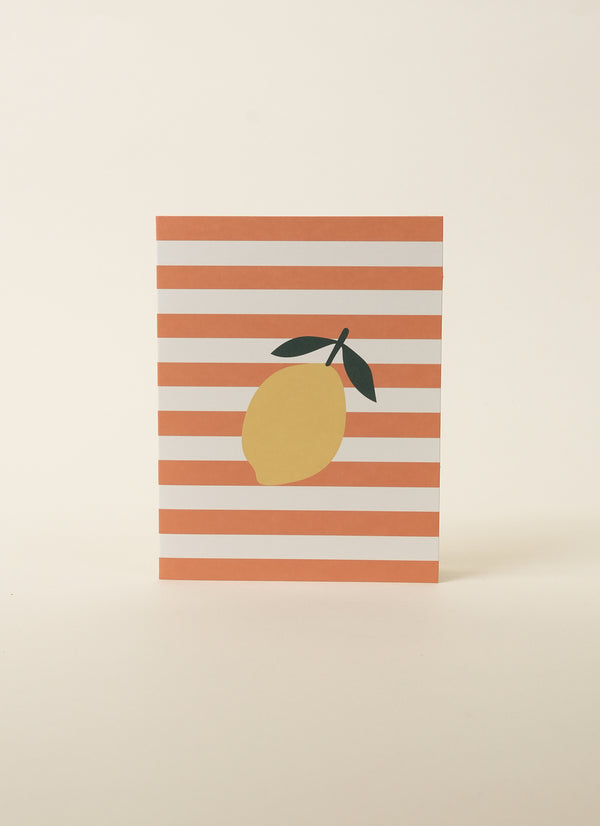 Lemon Stripe Card