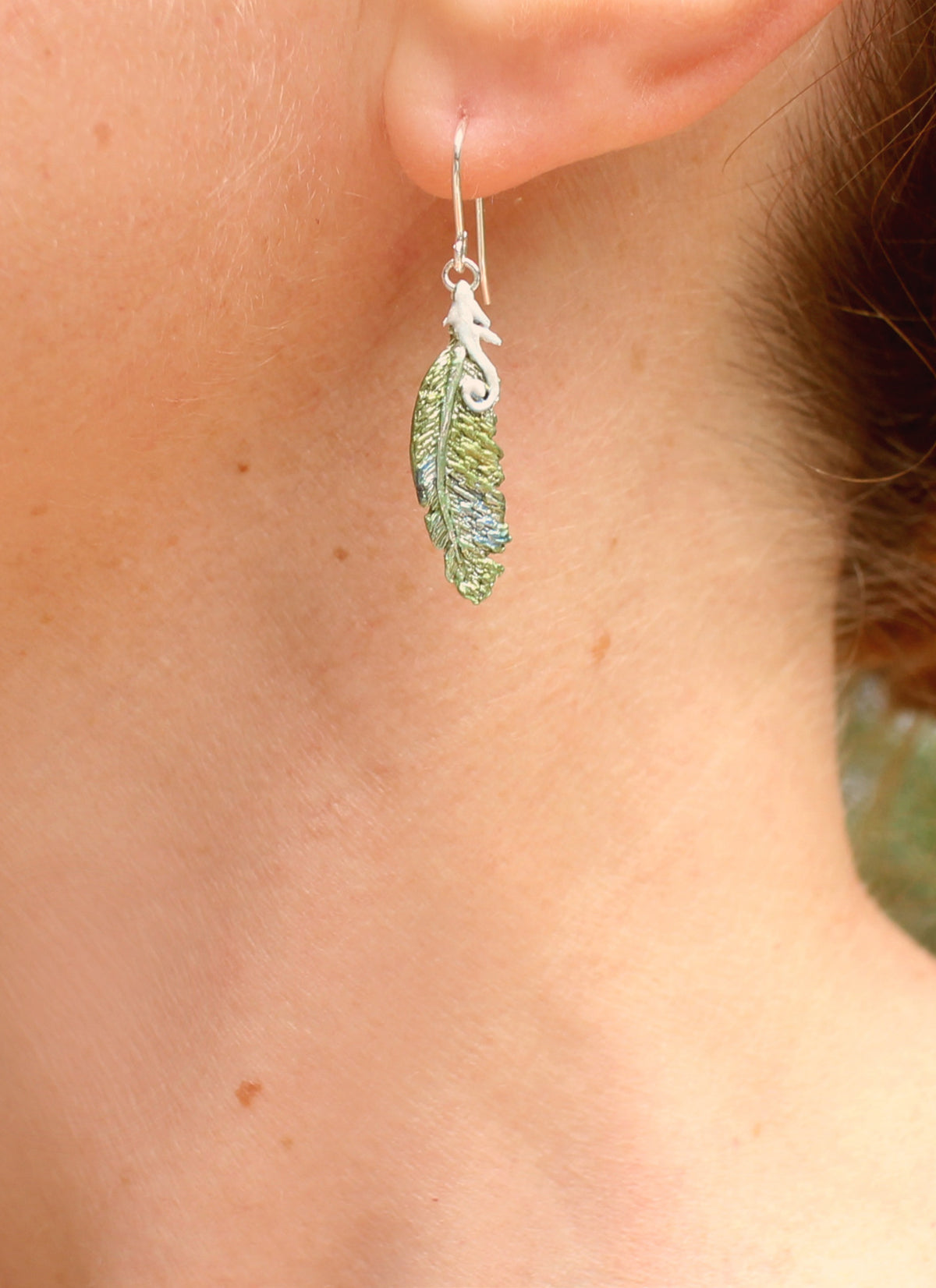 Lilygriffin Kereru Feather Earrings