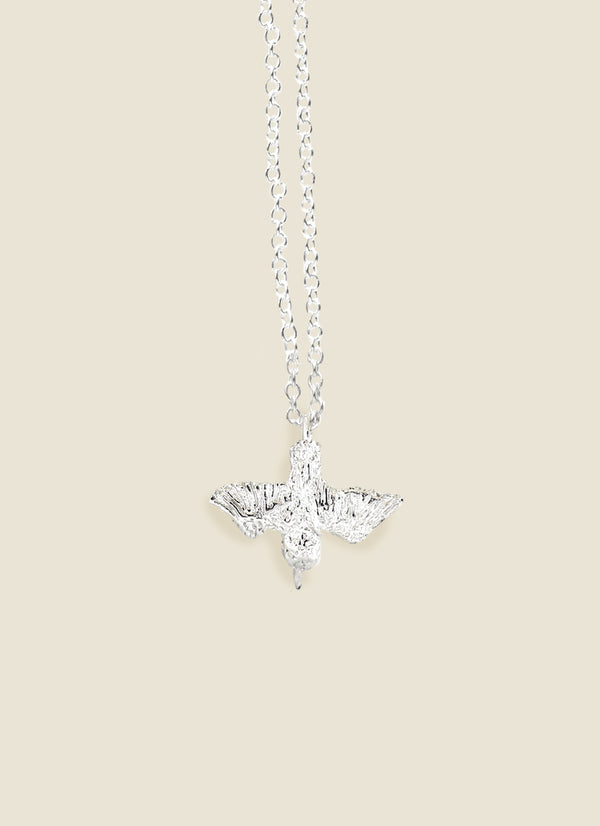 Lilygriffin Kotare Bird Silver Necklace