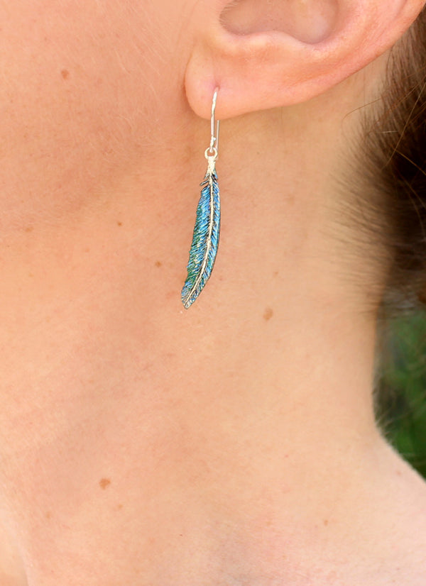 Lilygriffin Tui Feather Earrings