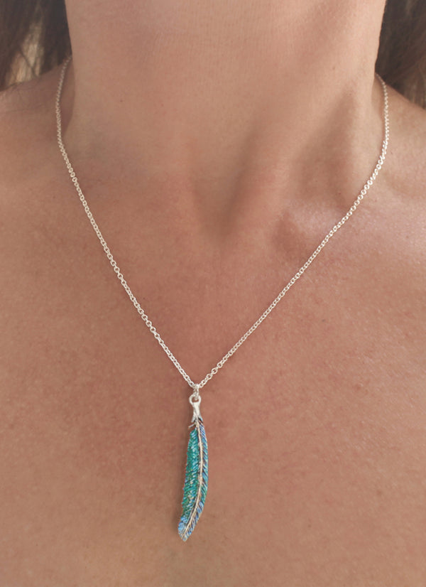 Lilygriffin Tui Feather Necklace