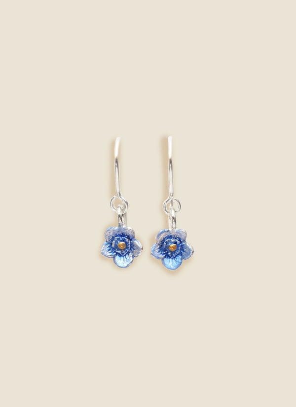 Lilygriffin Forget Me Not Drop Earrings