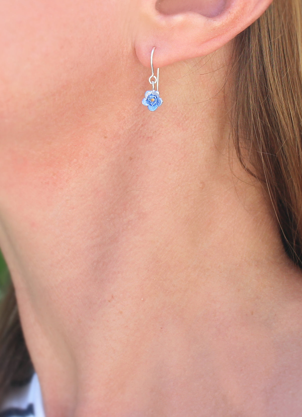 Lilygriffin Forget Me Not Drop Earrings