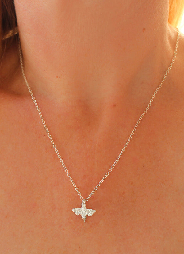 Lilygriffin Kotare Bird Silver Necklace