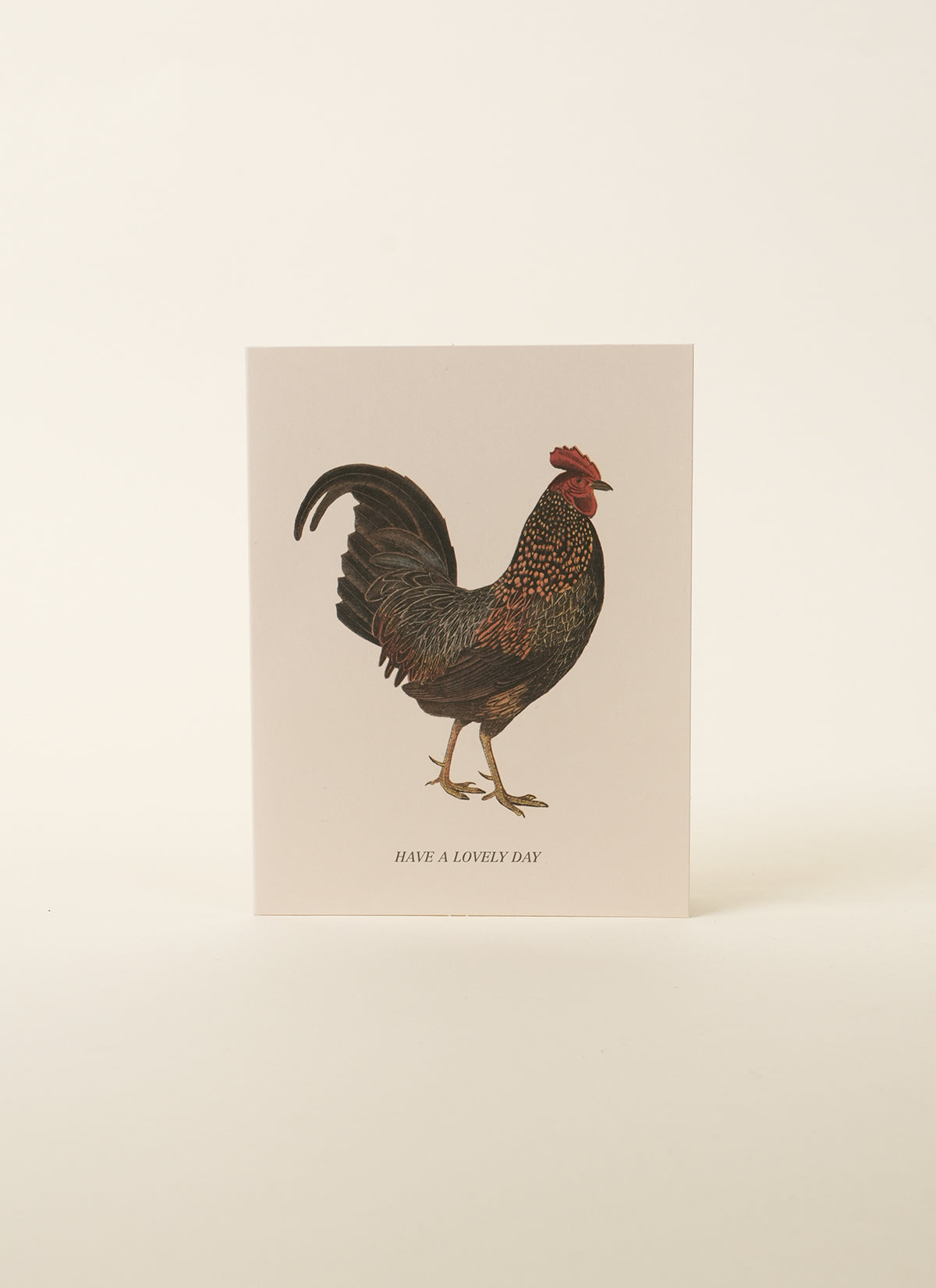 Rooster Card