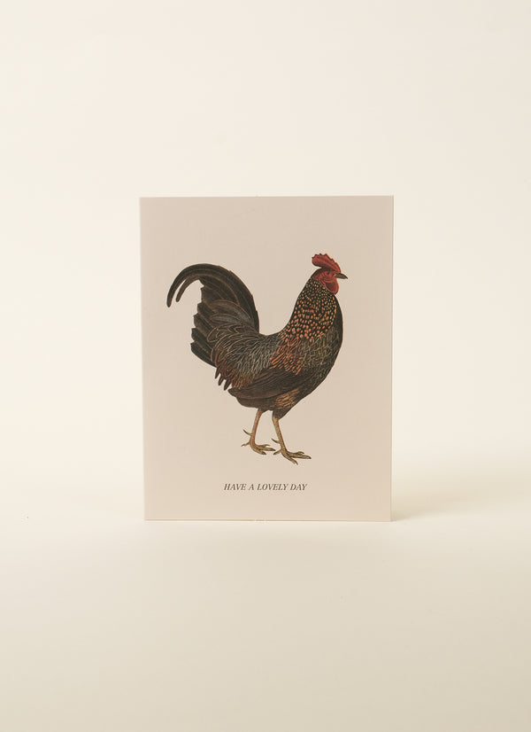 Rooster Card