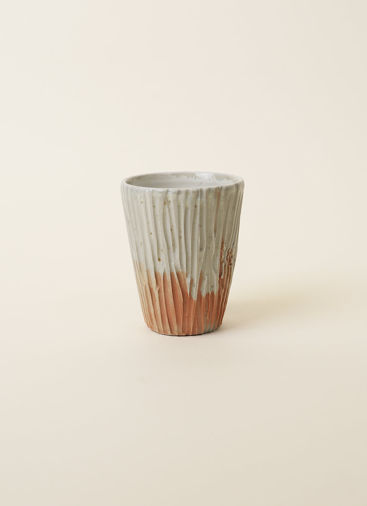 Melissa Mead White Tall Texture Tumbler