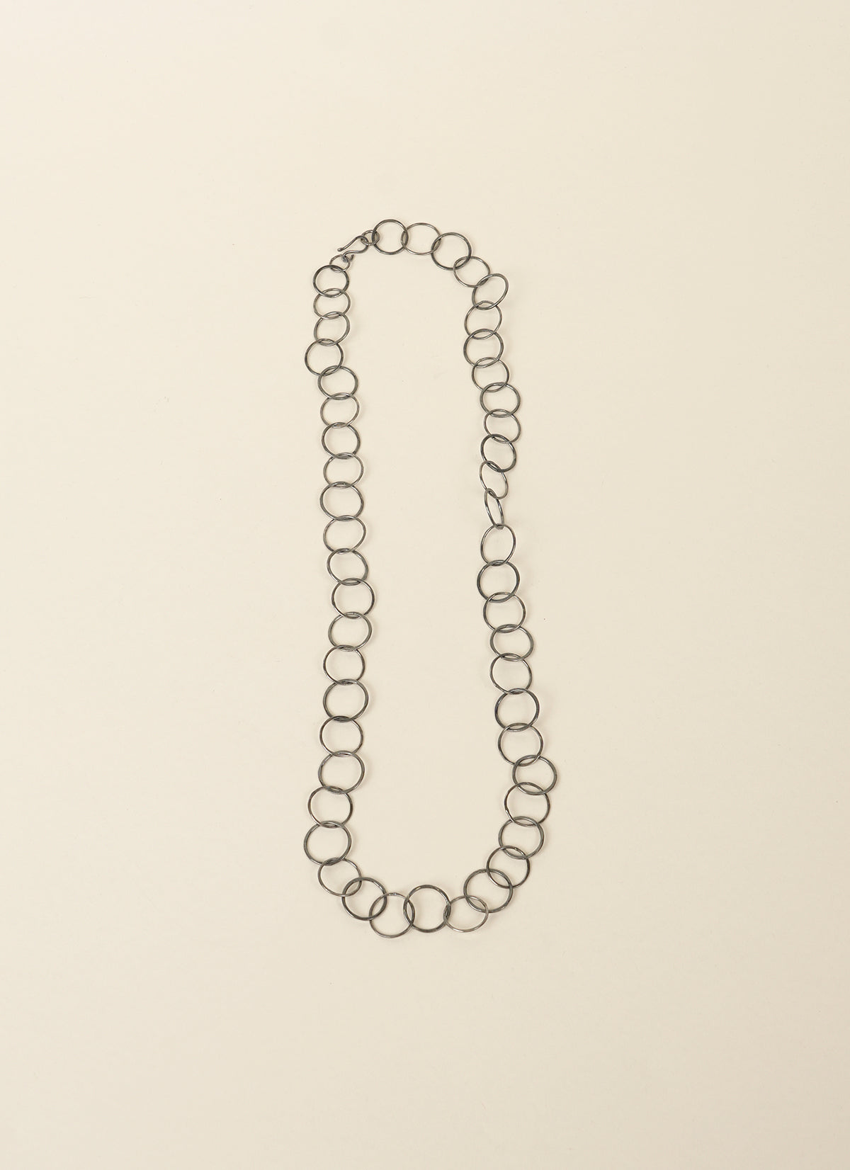 Michele Johnson Oxidized Sterling Silver Chain