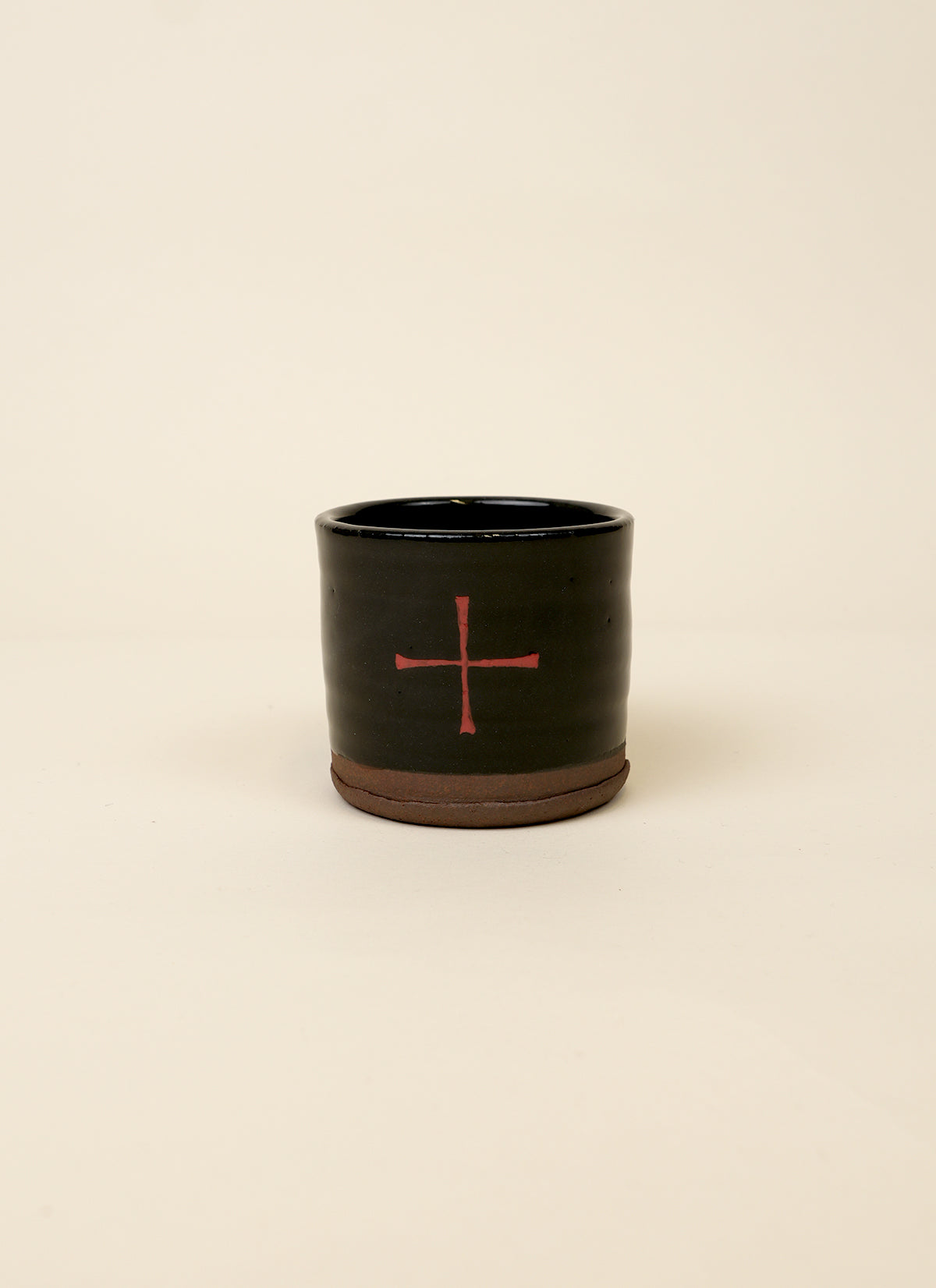 Paul Maseyk Black Red Cross Mug