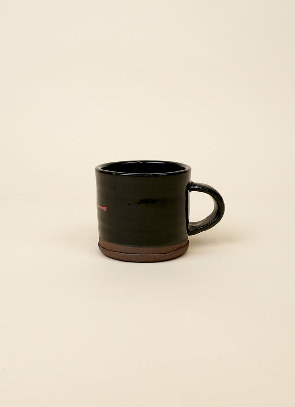 Paul Maseyk Black Red Cross Mug