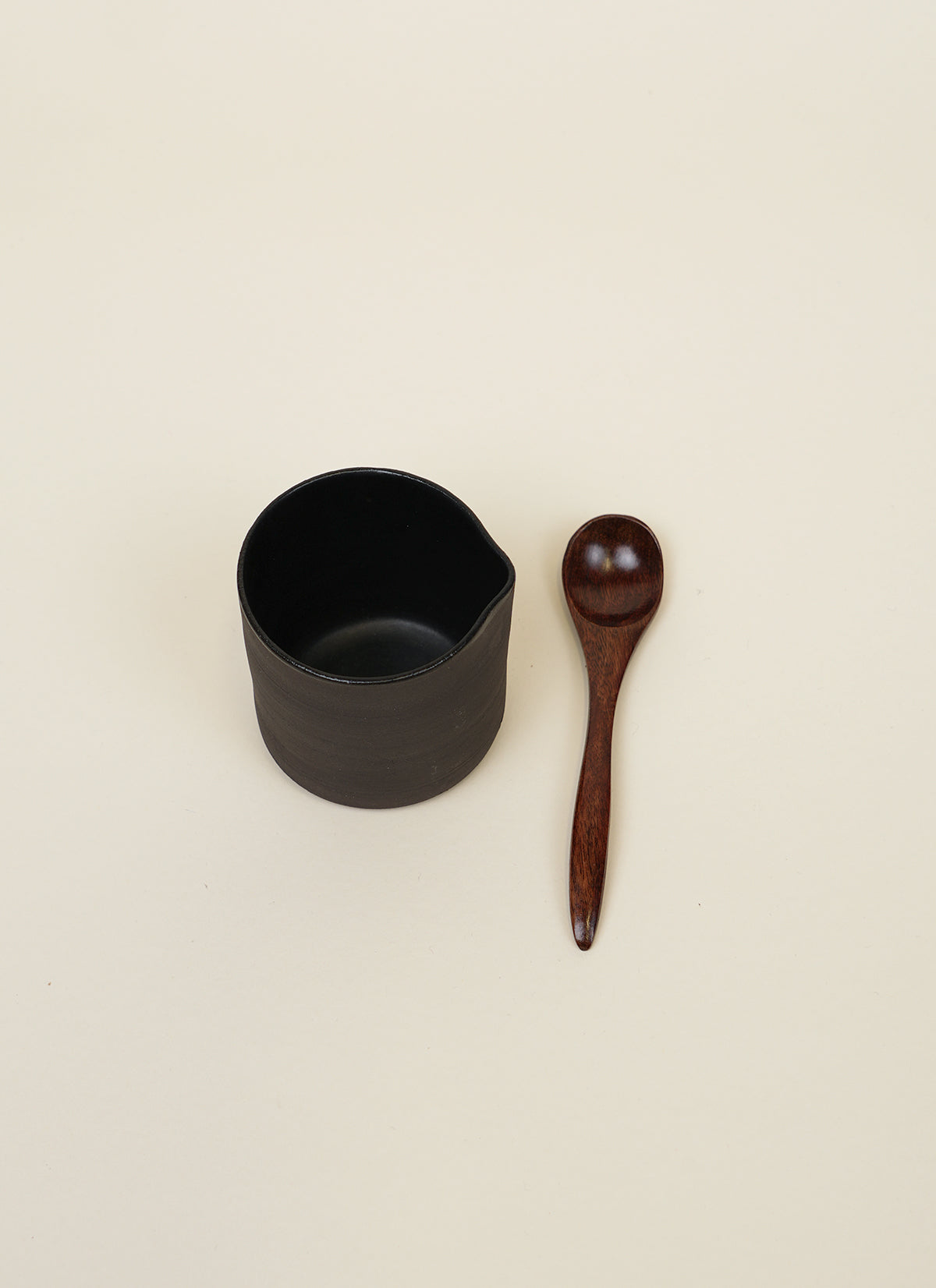 Shaw Road Ceramics Milk Jug and Spoon