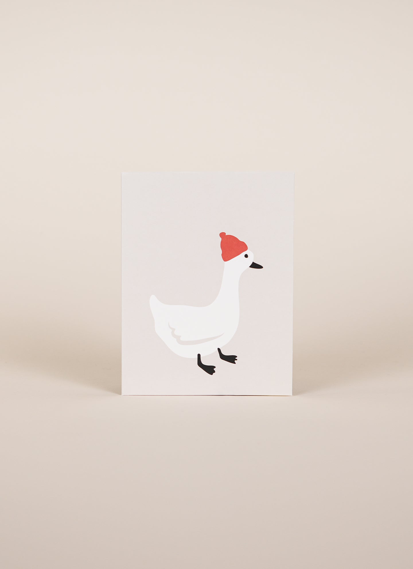 Father Rabbit Duck with Red Hat Card – Te Uru